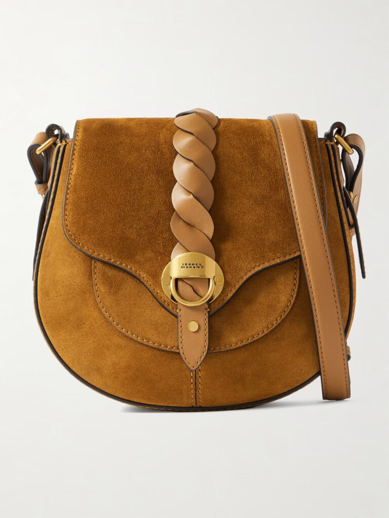Altay Small Leather-Trimmed Suede Full Size Image 1