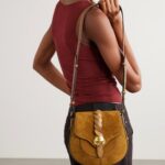 Altay Small Leather-Trimmed Suede Thumbnail 3