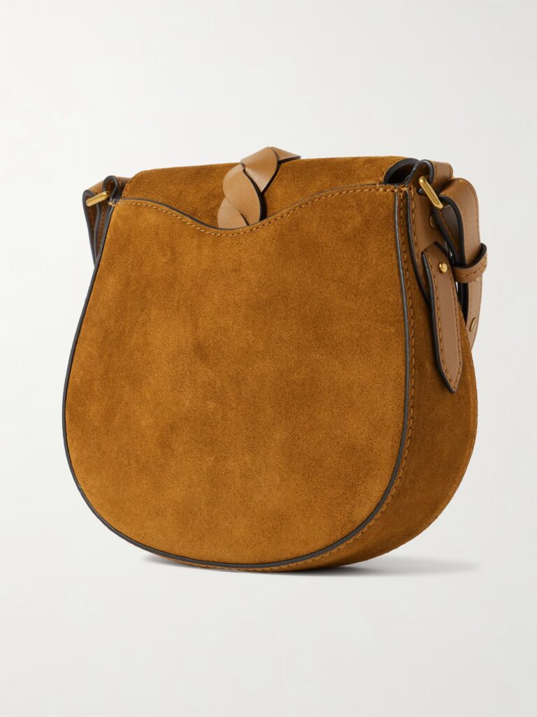 Altay Small Leather-Trimmed Suede Full Size Image 2