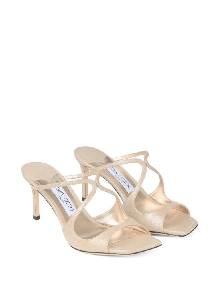75mm Anise Square-Toe Sandals Full Size Image 3
