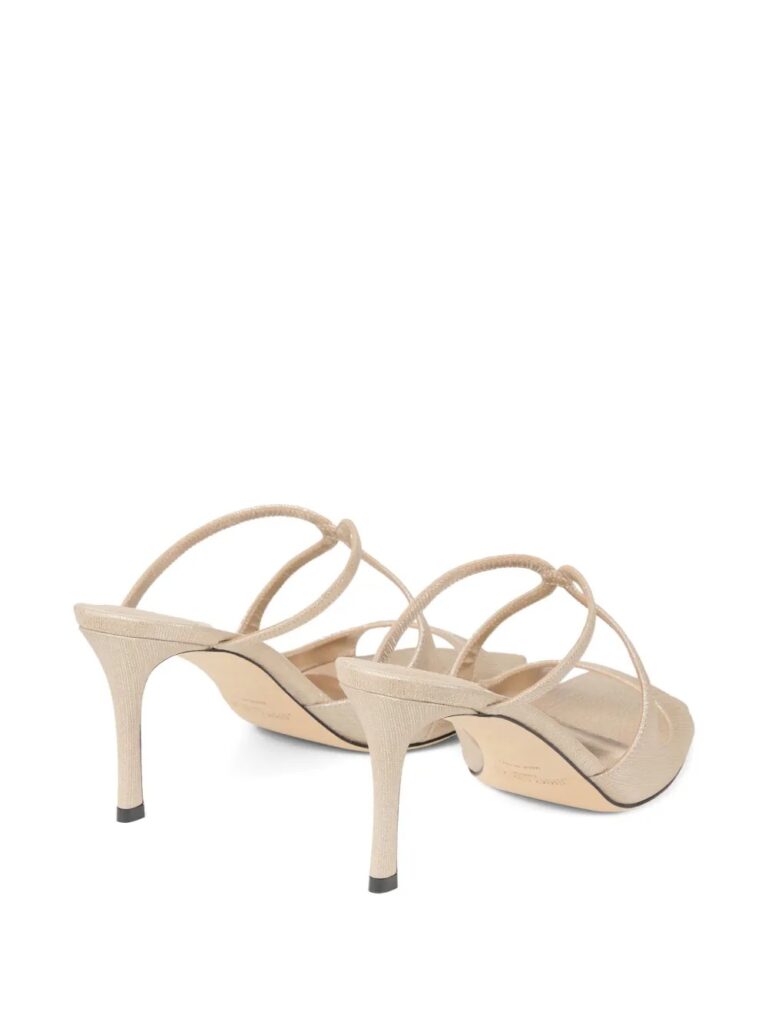 75mm Anise Square-Toe Sandals Full Size Image 4