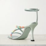 Blanche 90 Embellished Satin Sandals Thumbnail 4