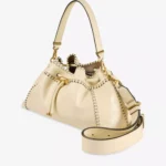 Cinch Medium Snakeskin-Embossed Leather Shoulder Bag Thumbnail 3