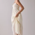 Serafina Lace Trim Tiered Babydoll Maxi Dress Thumbnail 4