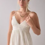 Serafina Lace Trim Tiered Babydoll Maxi Dress Thumbnail 2