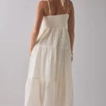 Serafina Lace Trim Tiered Babydoll Maxi Dress Thumbnail 3