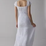 Sienna Cotton Smocked Milkmaid Maxi Dress Thumbnail 2