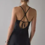 Slip It On Tie-Back Satin Mini Dress Thumbnail 2