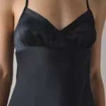Slip It On Tie-Back Satin Mini Dress Thumbnail 5