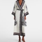 Printed Wrap Dress Thumbnail 1