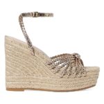 Pamela Mignon 130mm Knot Wedge Sandals Thumbnail 1