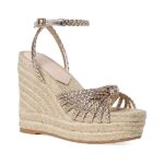 Pamela Mignon 130mm Knot Wedge Sandals Thumbnail 3