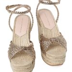 Pamela Mignon 130mm Knot Wedge Sandals Thumbnail 5