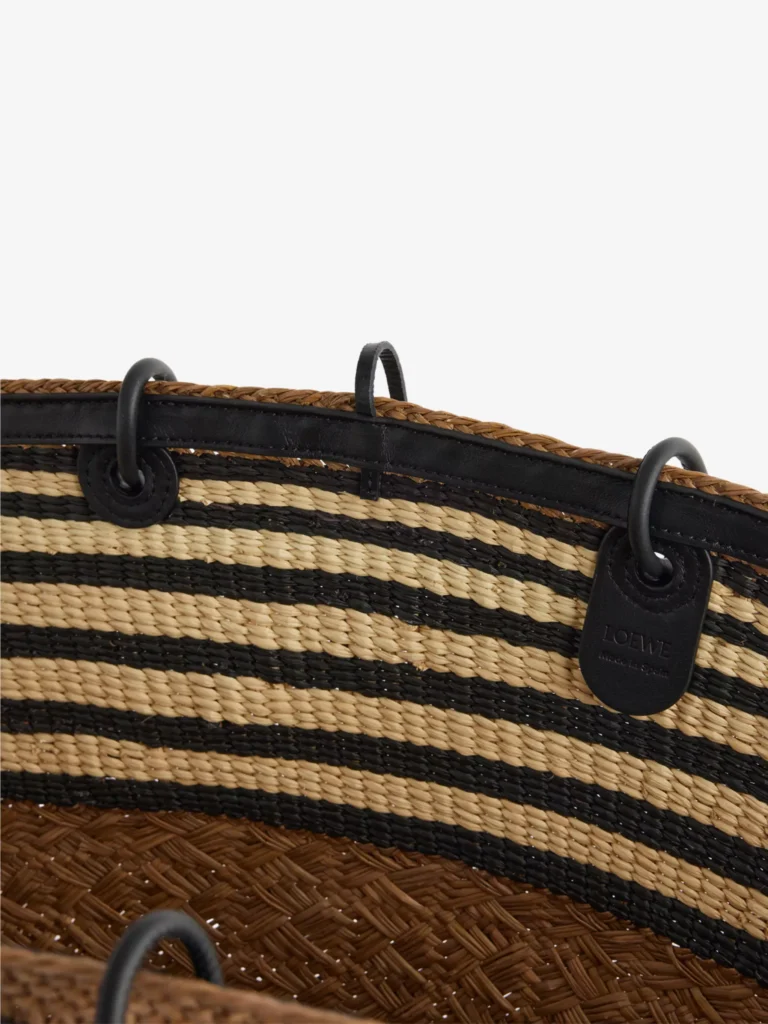 Anagram Large Palm Basket Bag Full Size Image 3
