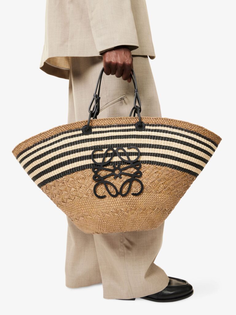 Anagram Large Palm Basket Bag Full Size Image 5