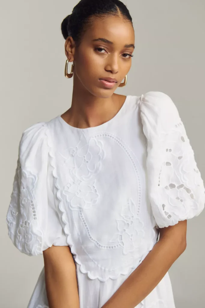 Liberty Linen Mini Dress Full Size Image 2