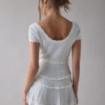 Elisavette Striped Stretch Knit Mini Dress Thumbnail 4