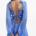 Ruffled Balloon-Sleeve Maxi Dress Thumbnail 2