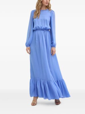 LUISA SPAGNOLI Ruffled Balloon-Sleeve Maxi Dress