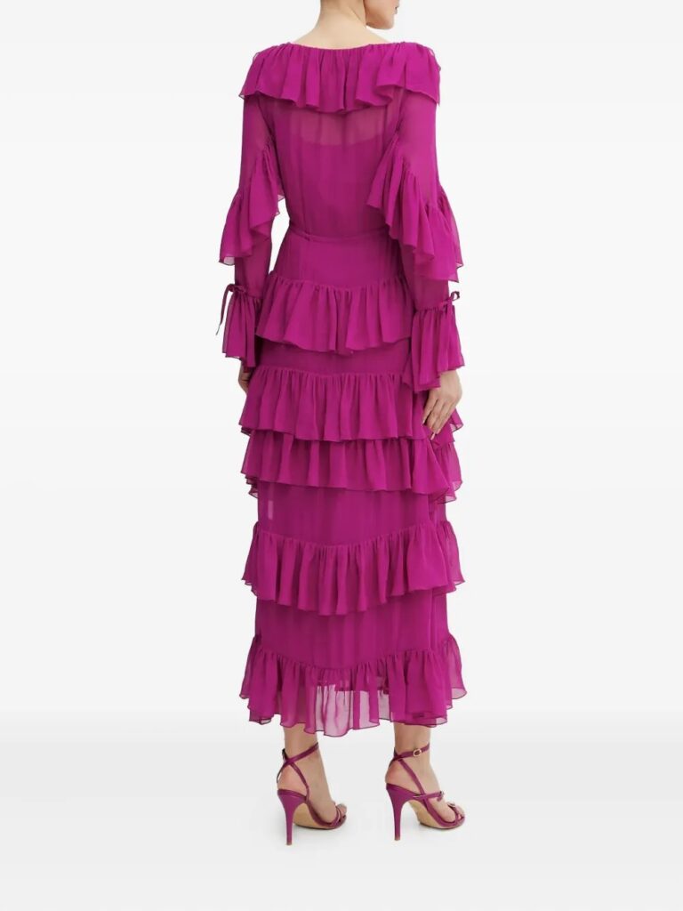 Ruffled Tiered Maxi Dress Full Size Image 3