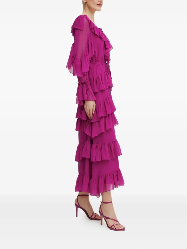 Ruffled Tiered Maxi Dress Full Size Image 2