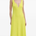 V-Neckline Maxi Dress Thumbnail 5