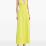 V-Neckline Maxi Dress Thumbnail 1