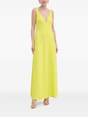 LUISA SPAGNOLI V-Neckline Maxi Dress