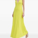 V-Neckline Maxi Dress Thumbnail 4