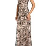 Illusion Mesh Gown Thumbnail 2