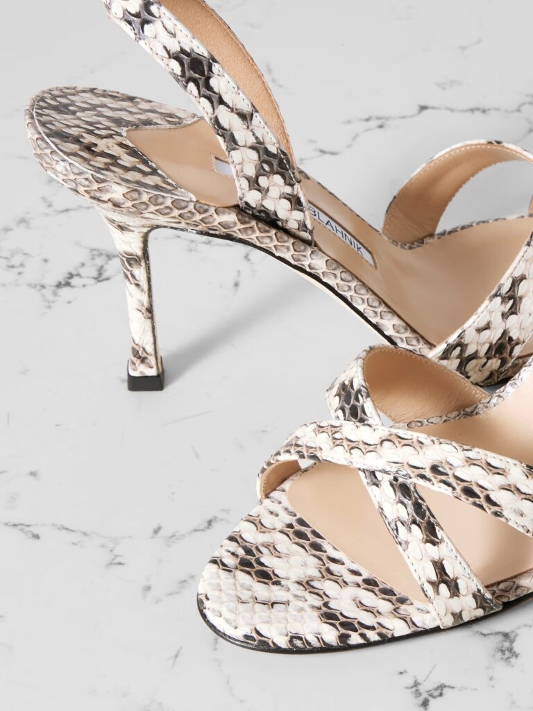 Callasli 90 Elaphe Slingback Sandals Full Size Image 3