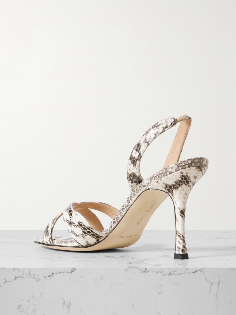 Callasli 90 Elaphe Slingback Sandals Full Size Image 2