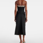 Embellished Satin Midi Dress Thumbnail 5