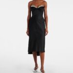Embellished Satin Midi Dress Thumbnail 1