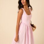 Drop Waist Cora Midi Dress Thumbnail 2