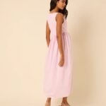 Drop Waist Cora Midi Dress Thumbnail 3