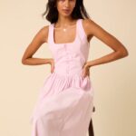 Drop Waist Cora Midi Dress Thumbnail 4