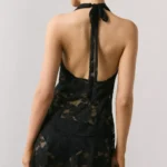 Jena Sheer Lace Halter Slip Thumbnail 2