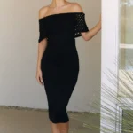 Avril Knit Midi Dress Thumbnail 1