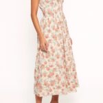 Velda Floral Cotton Midi Dress Thumbnail 2