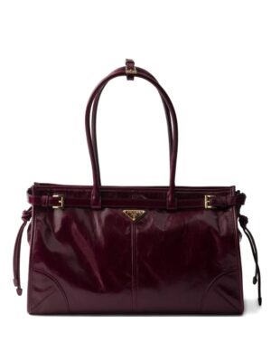 PRADA Bonnie Leather Tote Bag