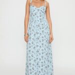 Izebella Flora Sleeveless Maxi Dress Thumbnail 1