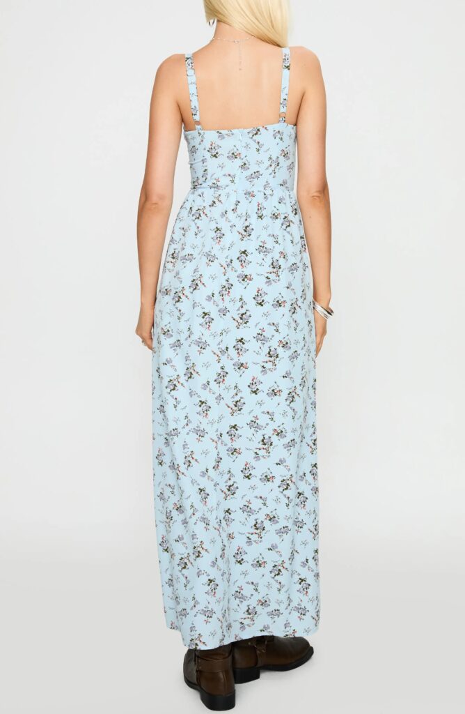 Izebella Flora Sleeveless Maxi Dress Full Size Image 5