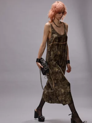 R13 Toped Tonk Midi Dress