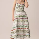 Harper Sleeveless A-Line Midi Dress Thumbnail 1