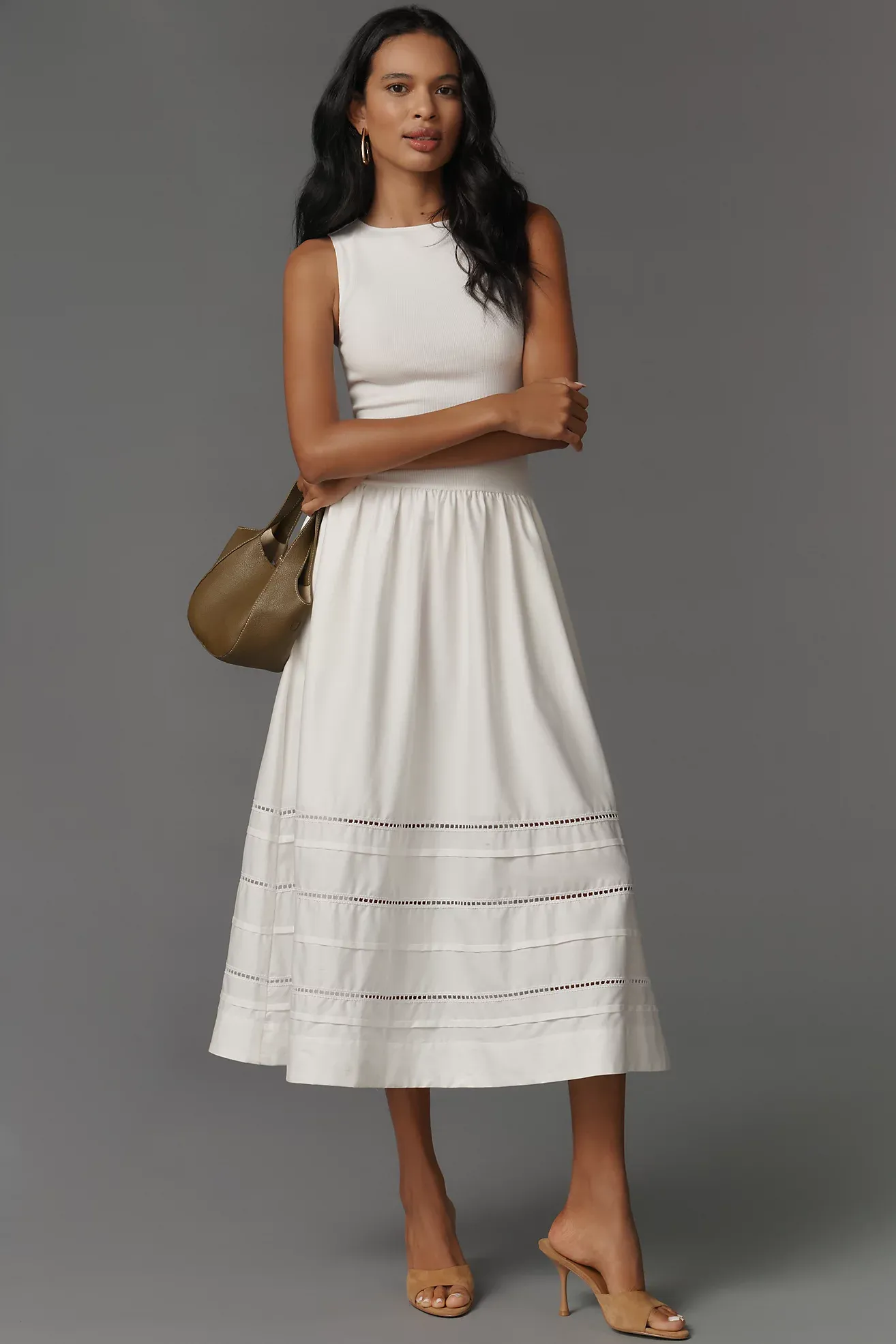REFORMATION Idelle Midi Dress