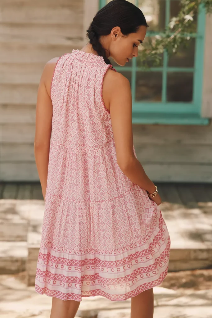 Sofie Sleeveless Swing Mini Dress Full Size Image 2