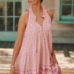 Sofie Sleeveless Swing Mini Dress Thumbnail 1