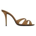 Chandelle Mules in Satin Crepe Thumbnail 1