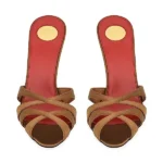 Chandelle Mules in Satin Crepe Thumbnail 3